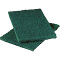 Scotch-Brite Scouring Pad, Heavy Duty Commercial, 6"x9", GN, PK 36 MMM86CT